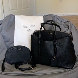 Kate Spade LG Marguax Satch w/ Half-Moon Wristlet